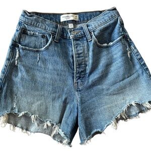 Abercrombie curve love high rise dad short